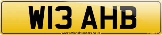 W13 AHB