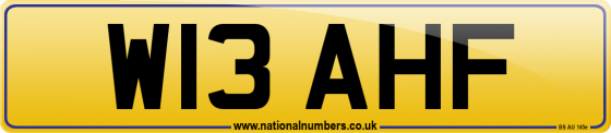 W13 AHF