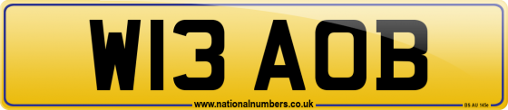 W13 AOB