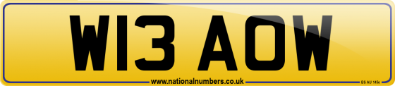 W13 AOW