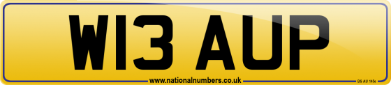 W13 AUP
