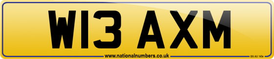 W13 AXM