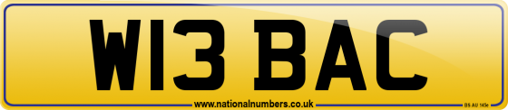 W13 BAC