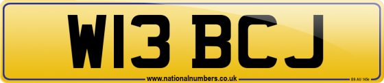 W13 BCJ