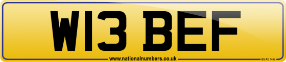 W13 BEF