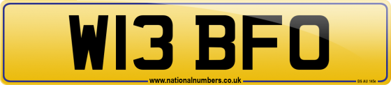 W13 BFO