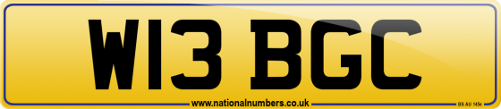 W13 BGC