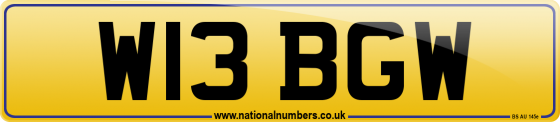W13 BGW
