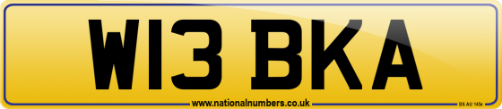 W13 BKA