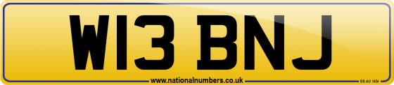 W13 BNJ