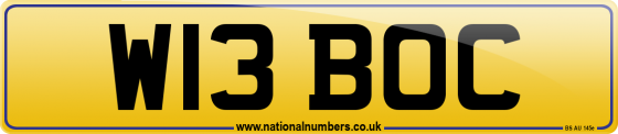 W13 BOC