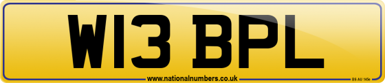 W13 BPL