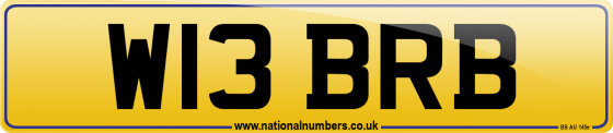 W13 BRB