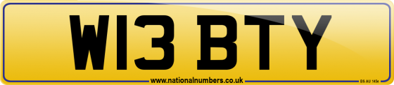 W13 BTY