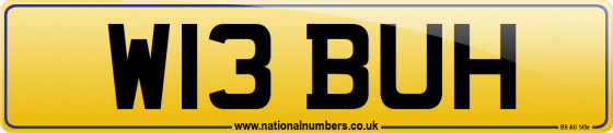 W13 BUH