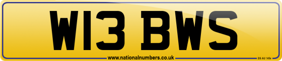 W13 BWS