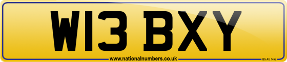 W13 BXY
