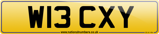 W13 CXY