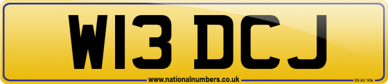 W13 DCJ