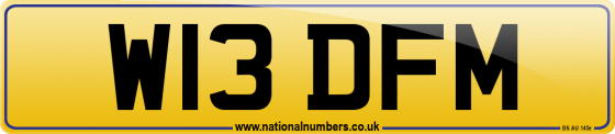 W13 DFM