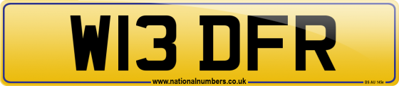 W13 DFR
