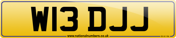 W13 DJJ