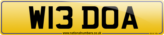 W13 DOA