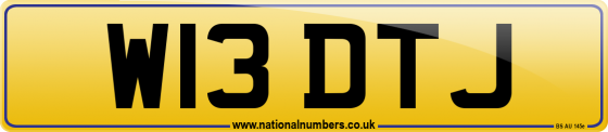 W13 DTJ