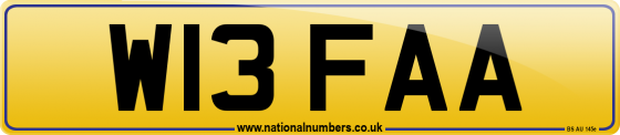 W13 FAA