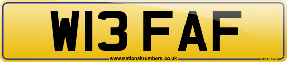 W13 FAF