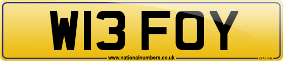 W13 FOY
