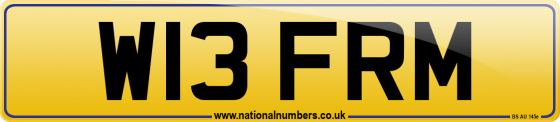 W13 FRM