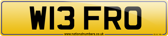 W13 FRO