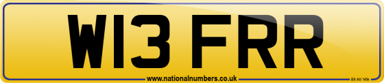 W13 FRR