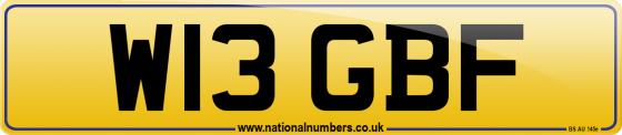 W13 GBF