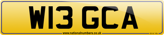 W13 GCA