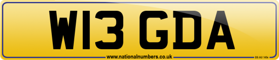 W13 GDA