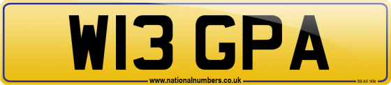 W13 GPA