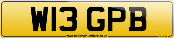 W13 GPB
