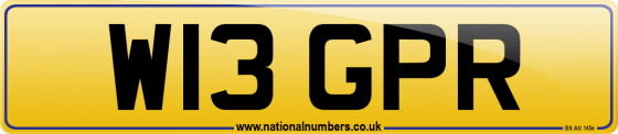 W13 GPR