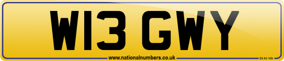 W13 GWY