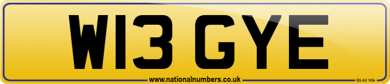 W13 GYE