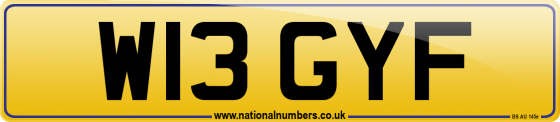 W13 GYF