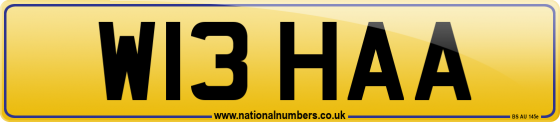 W13 HAA