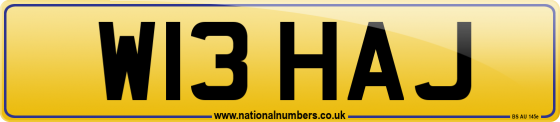 W13 HAJ