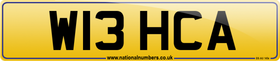 W13 HCA