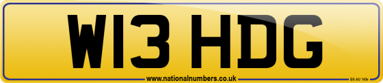 W13 HDG