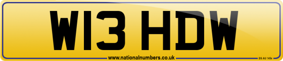 W13 HDW