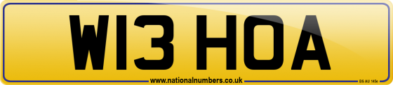 W13 HOA