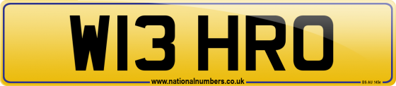 W13 HRO